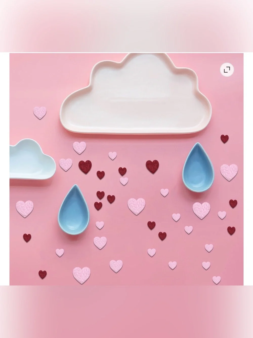 Foam heart Stickers 60